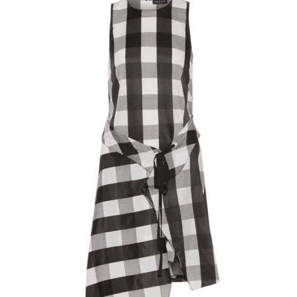 NWT Rag & Bone Brighton Plaid cotton sleeveless Dress - Picture 7 of 16